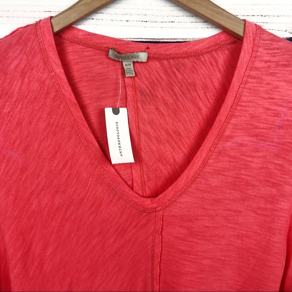 NWT Bordeaux Noelie Pink Dolman Sleeve Top M - Picture 5 of 10